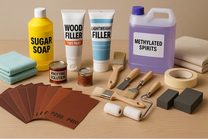 woodwork painting preparation